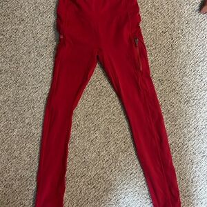 Red women’s leggings